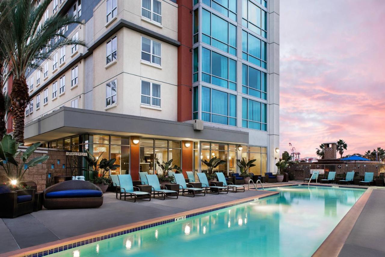 Residence Inn Long Beach Downtown Exteriör bild